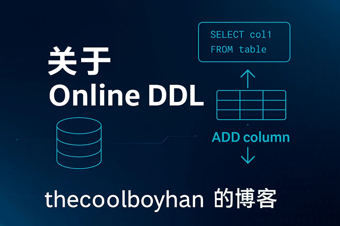 Featured image of post 关于Online DDL